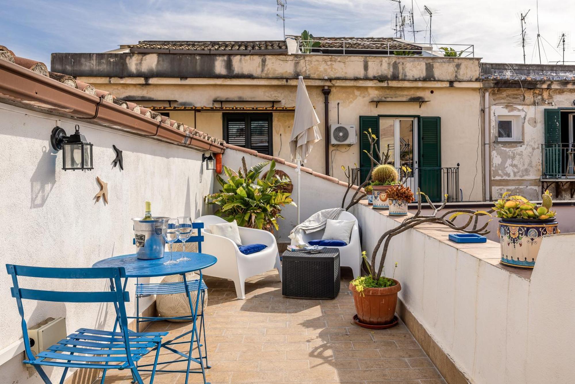 Sofia'S Apt Loft Incantevole Con Terrazza Privata Палермо Экстерьер фото